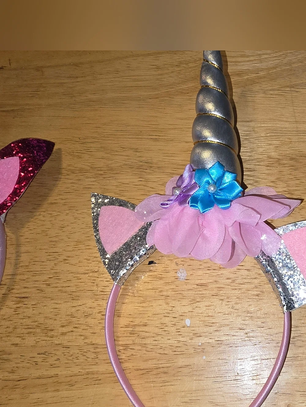 Unicorn Headband Bundle Lot of 4 Glitter Costume Dress Up Party Girls